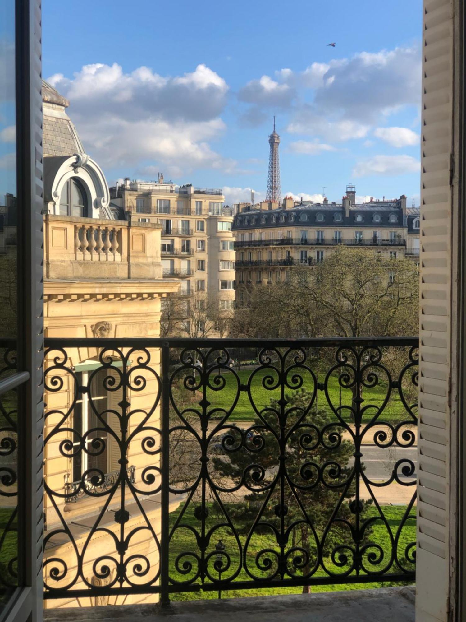 Vue Tour Eiffel Et 5 Minutes Des Champs-Elysees Appartement 2 Chambres Paris 16 Etoile Екстер'єр фото